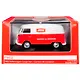 Машинка литая коллекционная Motor City Classics - Die-сast модель по лицензии Coca-Cola 1962 Volkswagen Cargo Van, масштаб 1:72 - фото 4