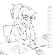 Anime! Раскраска для работы маркерами: 32 проекта с любимыми героями: Шаблоны для выкрасов к каждому рисунку - фото 4