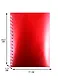 Записная книжка А6 80л кл. "METALLIC" обл. красн.бумвинил, гребень - фото 2