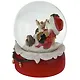 Фигурка декоративная Снеговик в стеклянном шаре, 2 варианта (6,5 см) - фото 4