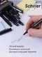 Ручка капиллярная Schiller, Optimum, черная 0,6 мм - фото 2