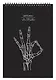 Скетчбук А4 20л "OK" акварел. бумага, 200г/м2, черный дизайнерский картон, тиснение фольг. серебро, евроспираль - фото 1