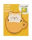Блок бумаги самоклеящийся 30 листов, "Cat in cup", в ассортименте - фото 9