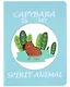 Записная книжка «Capibara is my spirit animal» А6, 32 листа в клетку, сшивка, в ассортименте - фото 4