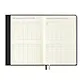 Ежегодник учителя А6+ 256л 125*178мм "ПВХ" черный, мягкий переплет, шелкогр, вставной тонир.блок, ляссе - фото 2