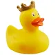 Игрушка для ванной, уточка резиновая FUNNY DUCKS "Уточка в короне желтая" (1925) - фото 1
