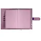 Ежедневник-органайзер недат. А6+ 80л 126х174 "Тиволи глосс" лиловый, иск.кожа, интегр.переплет, иснение фольгой, магнит.клапан , офсет, ляссе - фото 5