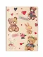 Записная книжка А6 32л "Cute Bear Notebook" дизайнерская бумага - фото 2