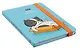 Скетчбук А6 48л "Pocket Скетчбук. Кот (синий)" белый офсет, резинка, тв.обложка - фото 2