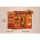 CWGB401 Конструктор интерьерный  – сборный домик CuteBee - Пекарня "Миссис Хант", 216 деталей (материалы: дерево, картон, пластик, металл), со световыми эффектами (подсветка интерьера), с питанием от 2хААА батареек (не включены), серия DIY, возраст 14+ - фото 15