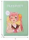 Обложка для паспорта Аниме Девушка с ушками (Сёдзё) (цветная) (ПВХ бокс) - фото 3