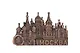 Магнит Москва Коллаж (металл) (цв.медь) (БС фигурка) (027-9CU-19K24-BS) - фото 1