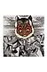 Значок эмалированный Алиса. Кот (1114940) - фото 1