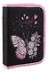 Пенал 1 отделение "Flower butterfly" с наполнением, 21*14 см, 24 предмета - фото 1