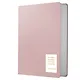 Записная книжка А6+ 136л кл. "NUANCES. Персик" 7БЦ, иск.кожа, нашивка, скругл.углы, ляссе - фото 1