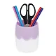 Стакан для пишущих принадлежностей двухцветный пластик, ассорти, Стамм - фото 6