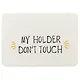 Чехол для карточек горизонтальный My holder Don’t touch (белый) (ДКГ2018-07) - фото 1