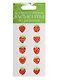 Декоративные элементы из акрила Набор №15 Клубнички красные (2-336/15) (10шт.) (Hobby Time) (упаковка) - фото 1