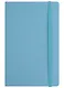 Книга для записей А5 96л кл. "Joy Book. Аквамарин" иск.кожа, тонир.блок, скругл.углы, ляссе, резинка, карман на задн.форзаце - фото 3