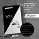 Стильный блокнот с черными и белоснежными страницами Black&White Note, 96 листов - фото 4