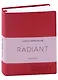 Ежедневник недат. А6 152л "Radiant" красный, иск.кожа, интегр.переплет, покрытие Soft Touch, офсет, скругл.углы, ляссе - фото 1