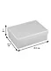 Коробка подарочная "Металлик серый" 14,5*20,5*7см, картон - фото 2