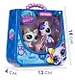 Игровой набор Littlest Pet Shop, "Пара друзей Модные полосочки", 2 фигурки Кошка и Зебра, подарочная упаковка, 4+ - фото 1