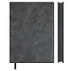 Ежедневник недатированный А5+ 160 листов "Фланстер" графитовый, мягк.переплёт, искусственная кожа - фото 2