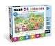 Baby Games. Пазл Виммельбух. 24 элемента "Парк развлечений". - фото 1