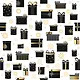 Бумага упаковочная 70*100см "Black.Gold.Whitel" НГ,инд.уп., ассорти - фото 5