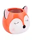 Кашпо Лисичка (керамика) (9,5х7,5) (12-08000-202306-115) - фото 1