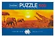 Пазл "Закат в саванне"  Панорама 500 элементов 68х23 см - фото 3