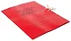 Папка на завязках А4 красная, мелованный картон 320г/м2 - фото 2