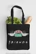 Сумка-шоппер. Friends. Central perk (черная, 38х43 см, длина ручек 58 см) - фото 7