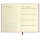Ежедневник недат. А5 160л "Шеврет экстра" малиновый, иск.кожа, мягкий переплет, блинт.тиснение, офсет, ляссе - фото 7