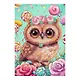 Алмазная мозаика 15*20 детская (неполное заполнение) "Совушка" - фото 1