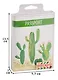 Обложка для паспорта Кактусы (кожа) (ПВХ бокс)  (ОК2017-11) - фото 2