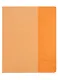 Обложка для тетрадей "Neon" оранжевая - фото 1