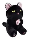 Мягкая игрушка Котик черный с рыбкой (23см) (12-00960-K7) - фото 1