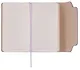 Ежедневник недат. А6+ 120л "Плезир" беж. и сиреневый, кожзам, тв.переплет, тисн.фольгой, закругл.углы, офсет, справ.мат-лы, ляссе, инд.уп - фото 5