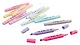 Маркеры для скетчинга 12 цветов, пастельные, двусторонние пулевидный/скошенный наконечник, Art idea - фото 4
