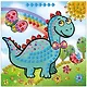 Мозаика и раскраски по номерам 3в1. Дино и его друзья - фото 2