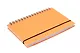 Записная книжка А6 80л кл. "Favorite Color. Neon Orange" спираль, пласт.обл., резинка - фото 2
