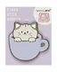 Блок бумаги самоклеящийся 30 листов, "Cat in cup", в ассортименте - фото 6