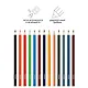 Карандаши акварельные 24цв "Классические" с кистью, к/к, Гамма - фото 7