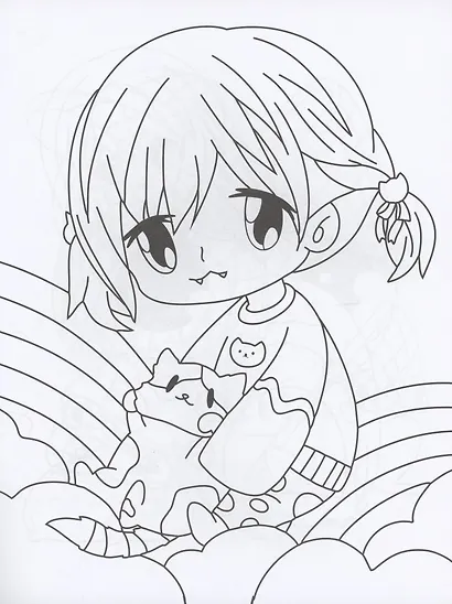 Раскраски аниме. Очаровашки - фото 3