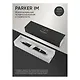 Ручка подарочная шариковая синяя, IM Black CT, Parker - фото 2