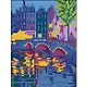 Алмазная мозаика (классическая) с подрамником, с полным заполнением "Сумерки Амстердама", 17 х 22 см - фото 2