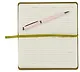 Планинг недат. 64л "Joy Book" оливковый, карманный, иск.кожа 7Б, скругл.углы, тонир.блок, резинка, офсет, ляссе - фото 4