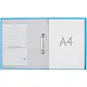 Папка на кольцах А4 "Неон", синяя - фото 4